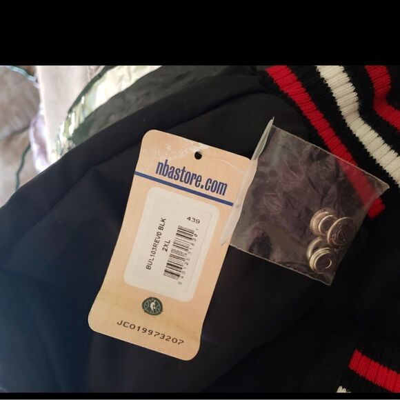 Vintage Jordan 1 bred Jeff Hamilton nba bulls varsity varsity reversible - Picture 2 of 5